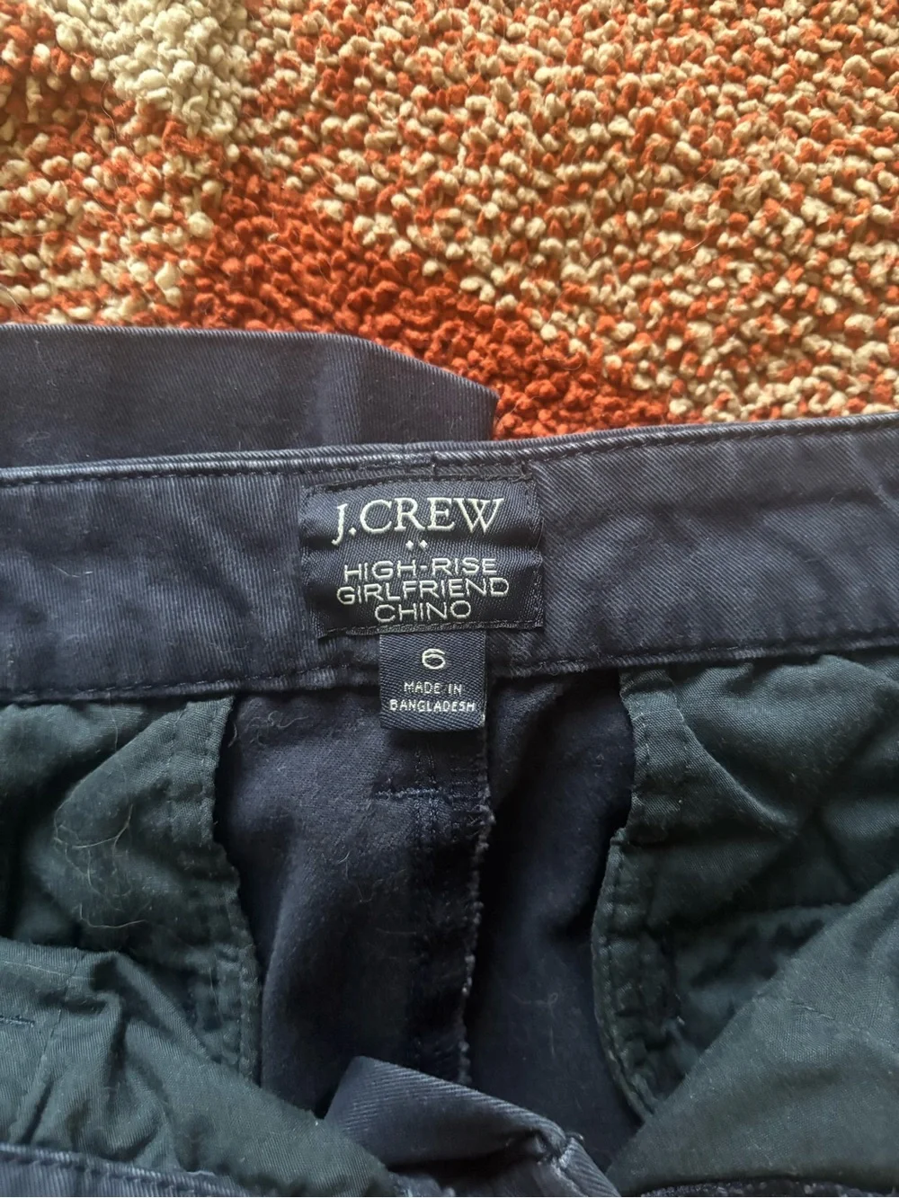 J. Crew Women's Navy Chinos